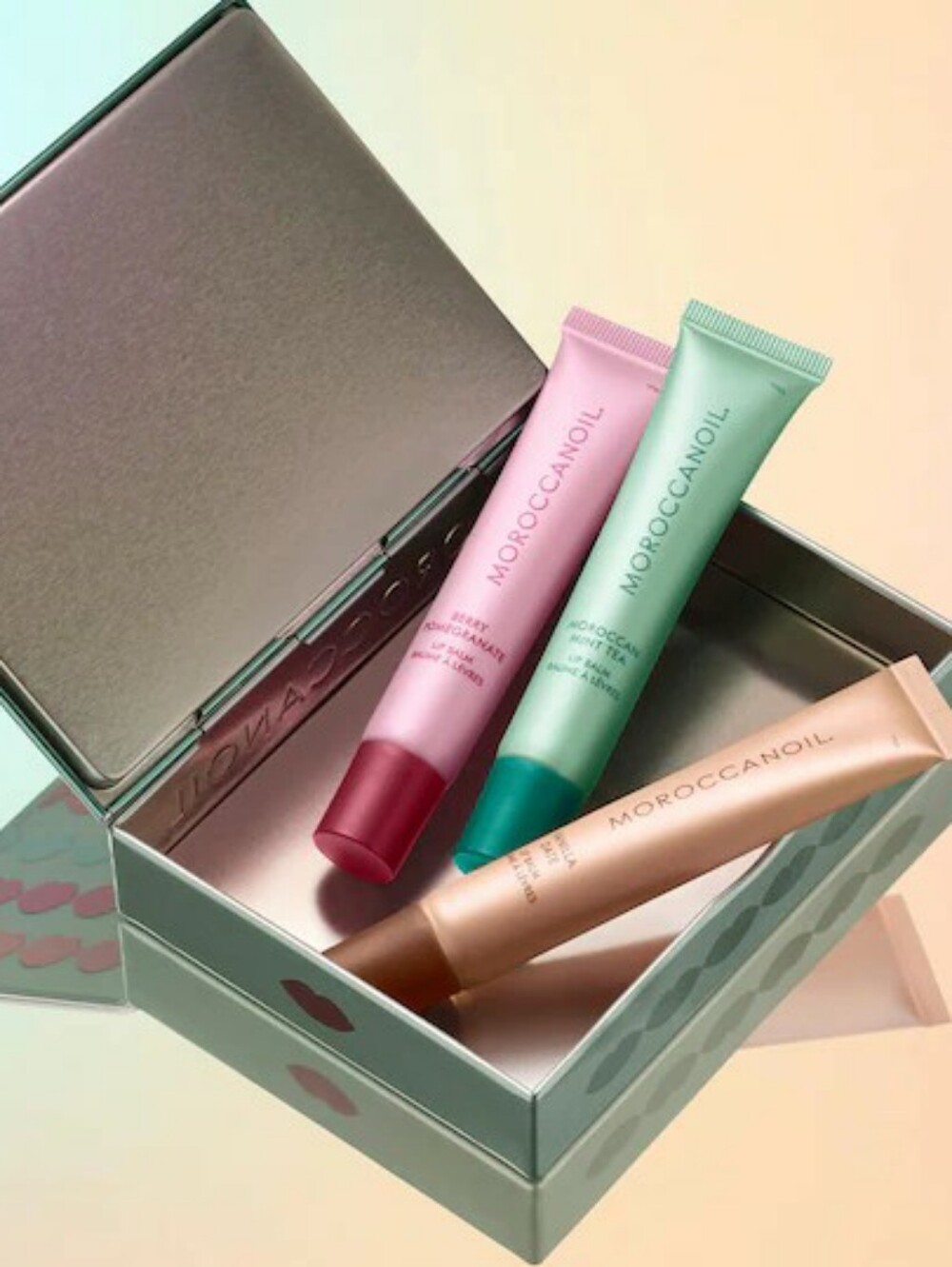 3PC🌞Lip Need🌞BNIB LE Moroccanoil 3PC All Fullsize LIP BALM TRIO Gift Set!$44R!